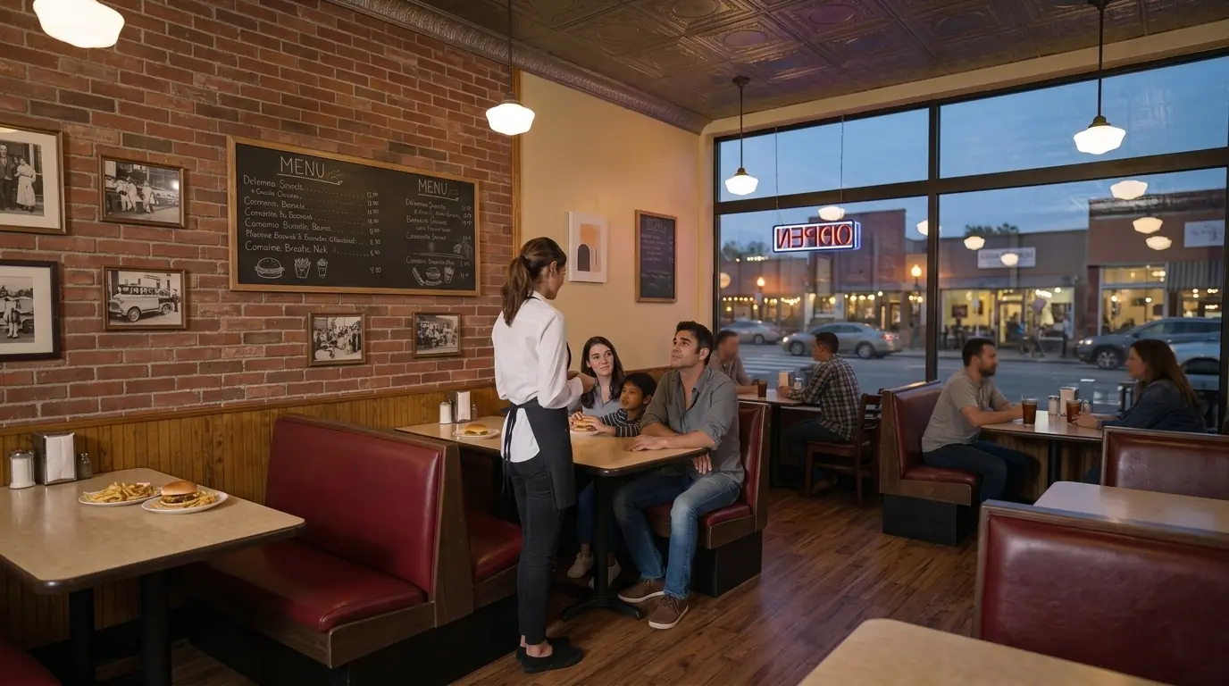 A Waitress Secretly Paid For a Poor Family's Meal — Many Years Later, Their Son Returned
