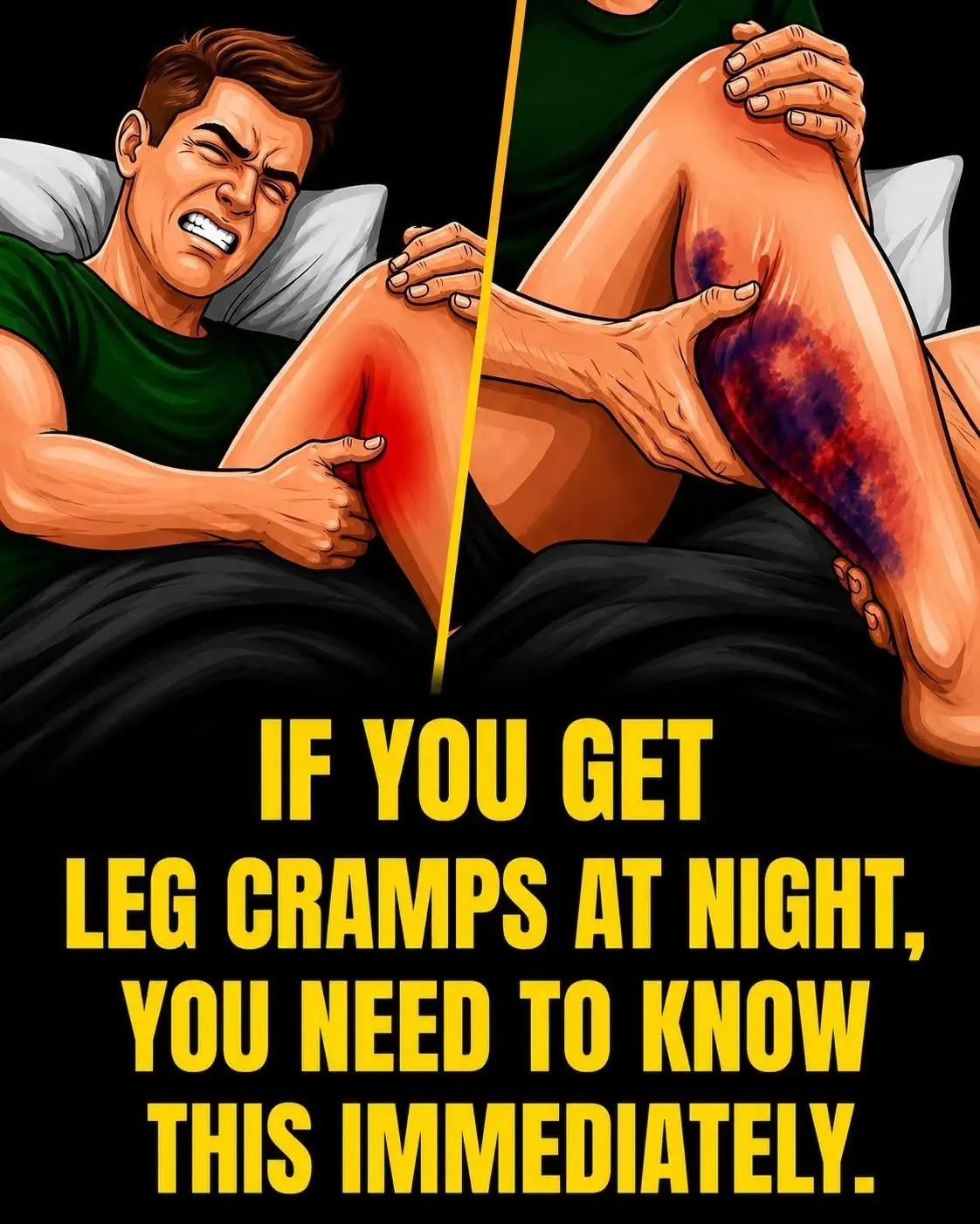 If You Get Leg Cramps at Night, You Need to Know This Immediately