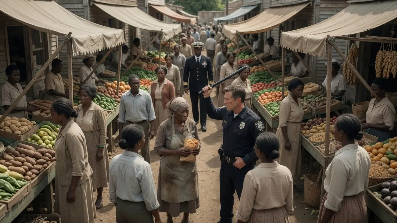Racist Cop Humiliated An Elderly Woman At The Market — Then A Military Hero Called Her “Mama”