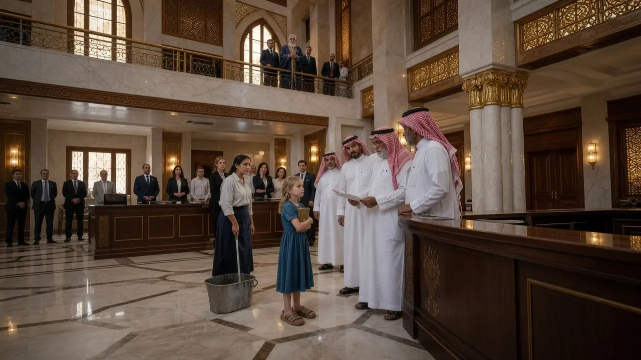 Billionaire Sheikh Tests Them In Arabic — Only the Maid's Daughter Aswers and Everyone Freezes
