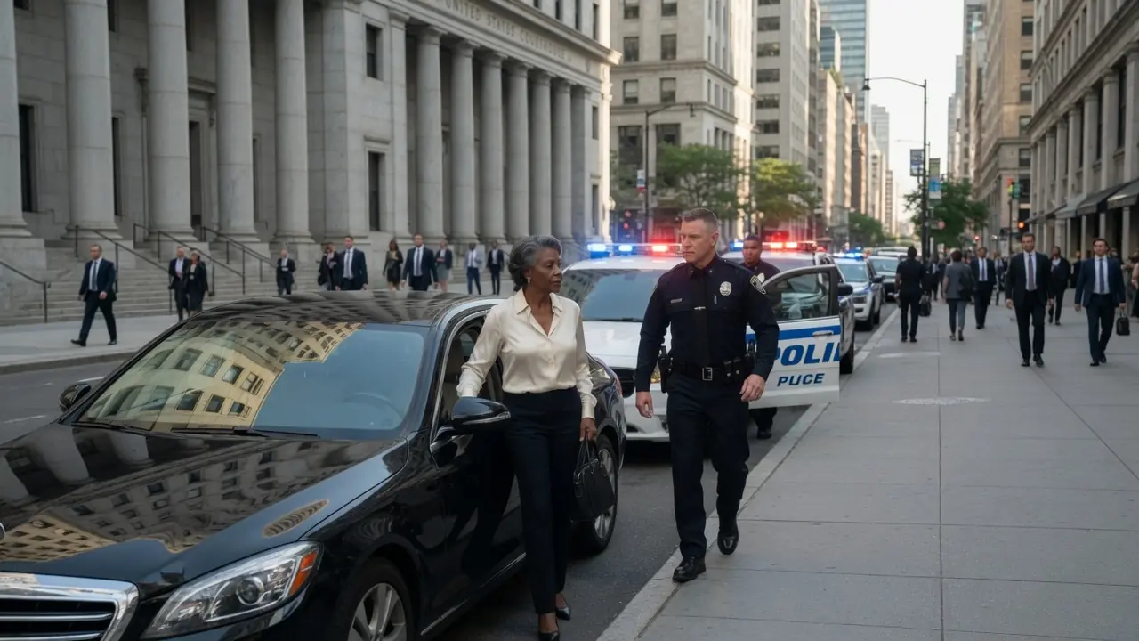White Officers Forced An Older Woman Onto Her Car Hood — Then One Man Across The Street Stopped Cold