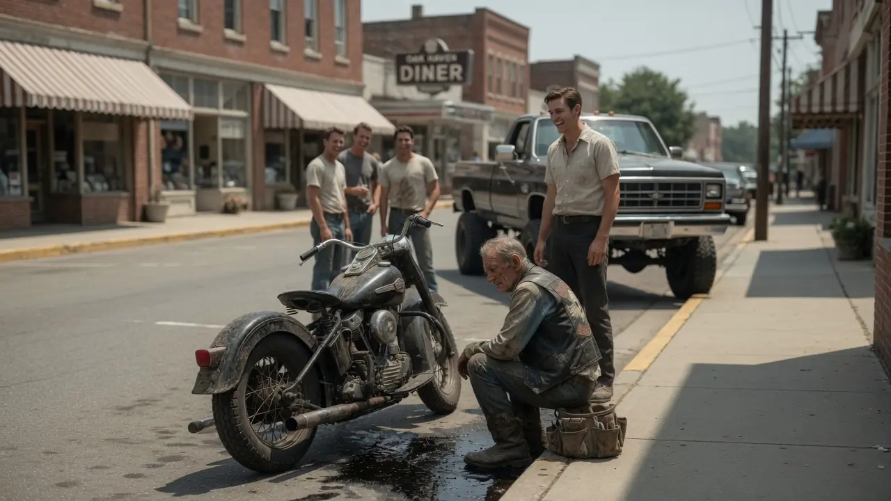 The Rich Kid Kicked An Old Biker Down — Then The Road Started To Shake