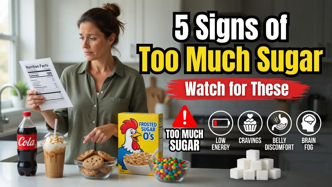 5 Signs You May Be Getting Too Much Sugar