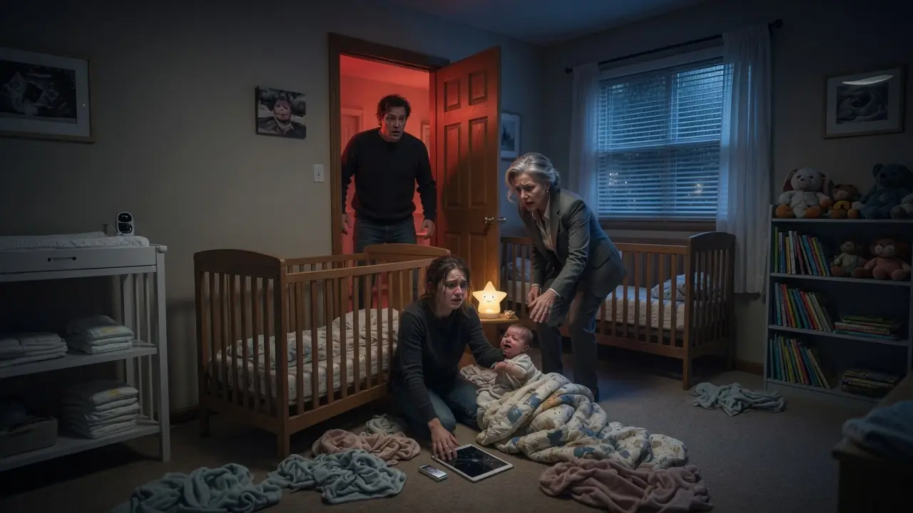 He Opened The Nursery Door — And Saw His Mother Reaching For The Flash Drive