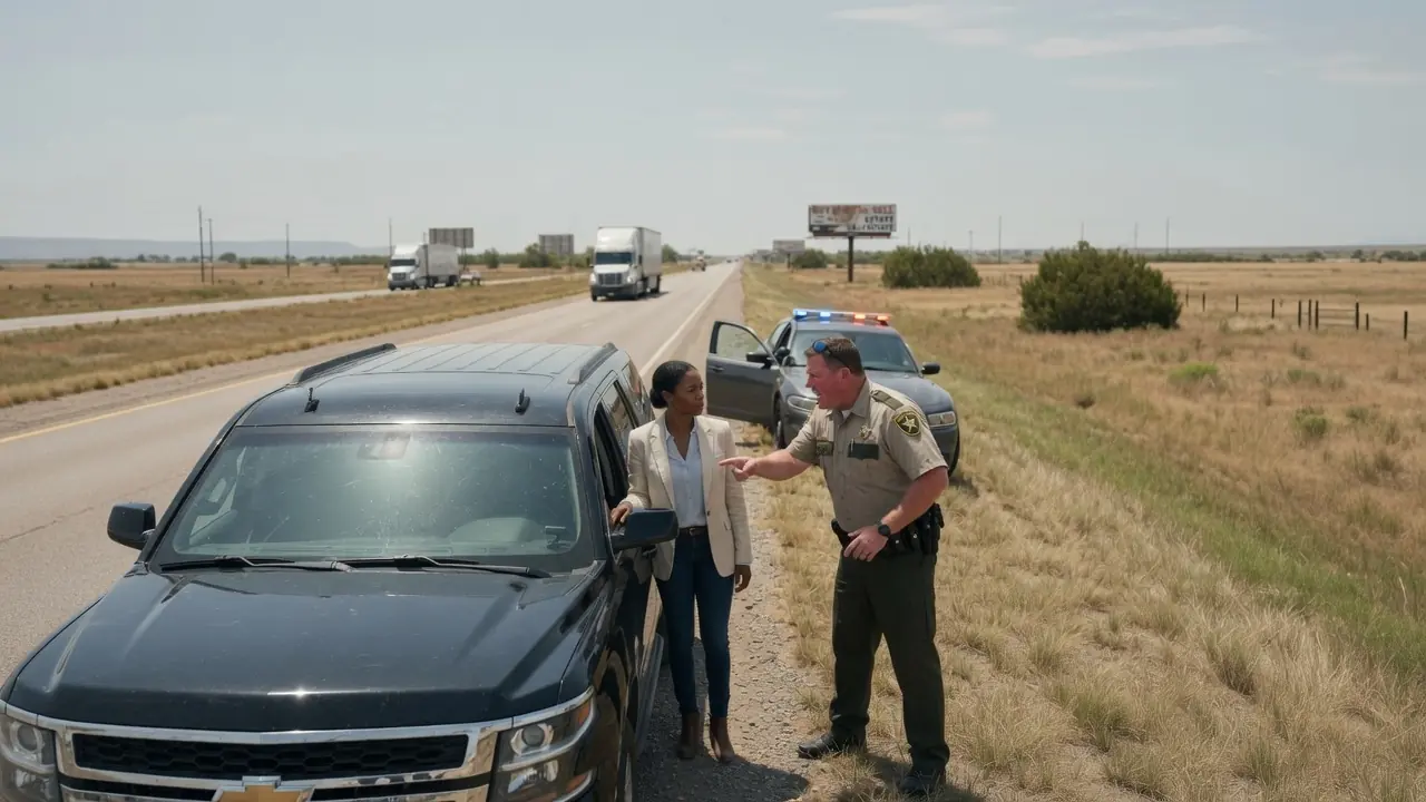 A Texas Officer Tried to Intimidate a Woman on Highway 10 — He Didn’t Know She Was FBI