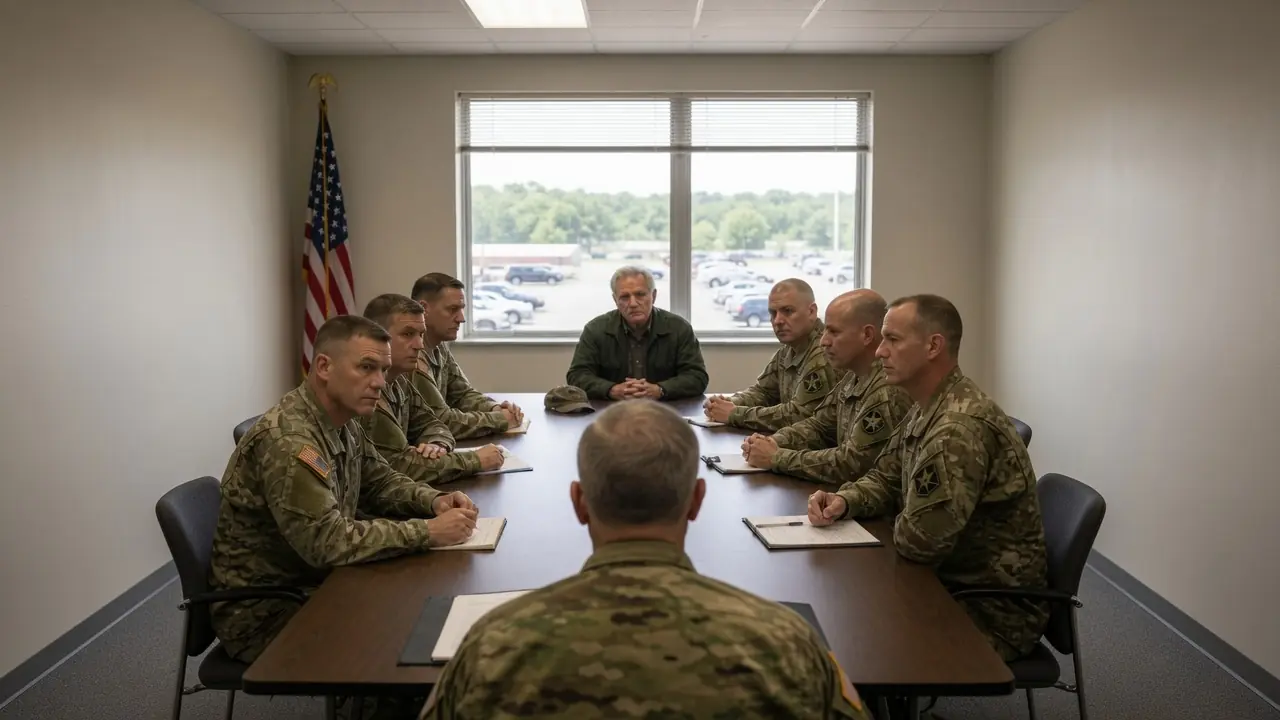 General Asked the Old Farmer If He Ever Served — The Answer Made Every Officer in the Room Stand Up