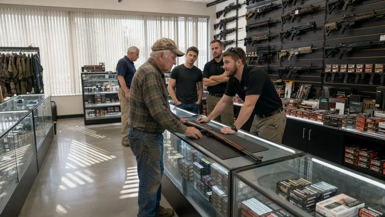 They Mocked the 79-Year-Old Veteran In The Gun Shop — Then He Said His Call Sign