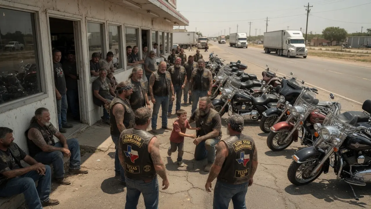 Little Boy Ran To Bikers Crying “They’re Hurting My Dad!” — What The Hells Angels Did Next Shocked Everyone