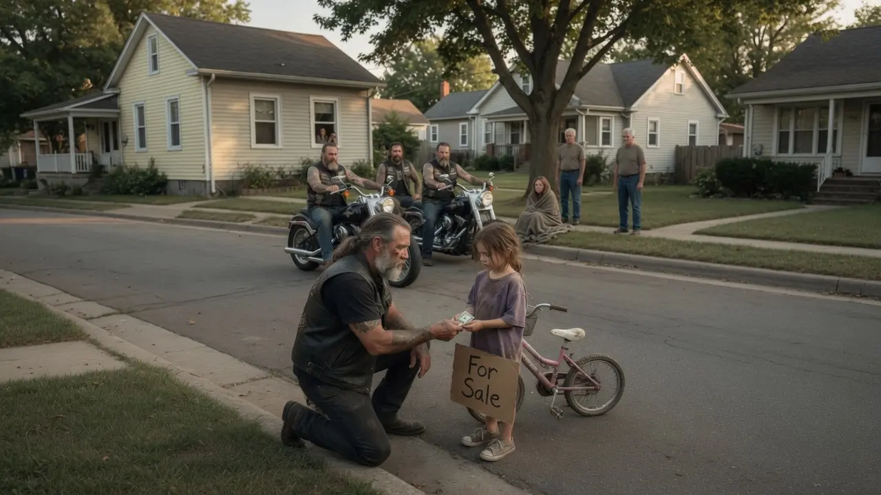 Buy My Bike, Sir… Mommy Hasn’t Eaten in Two Days” — The Bikers Learned Who Took Everything from Her