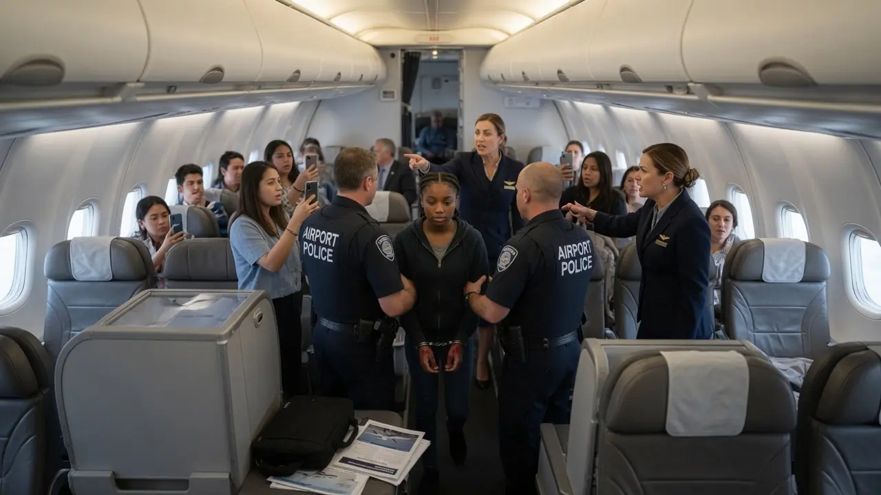 Black Teen Handcuffed Until She Bled — Flight Crew Froze When Her CEO Dad Arrived