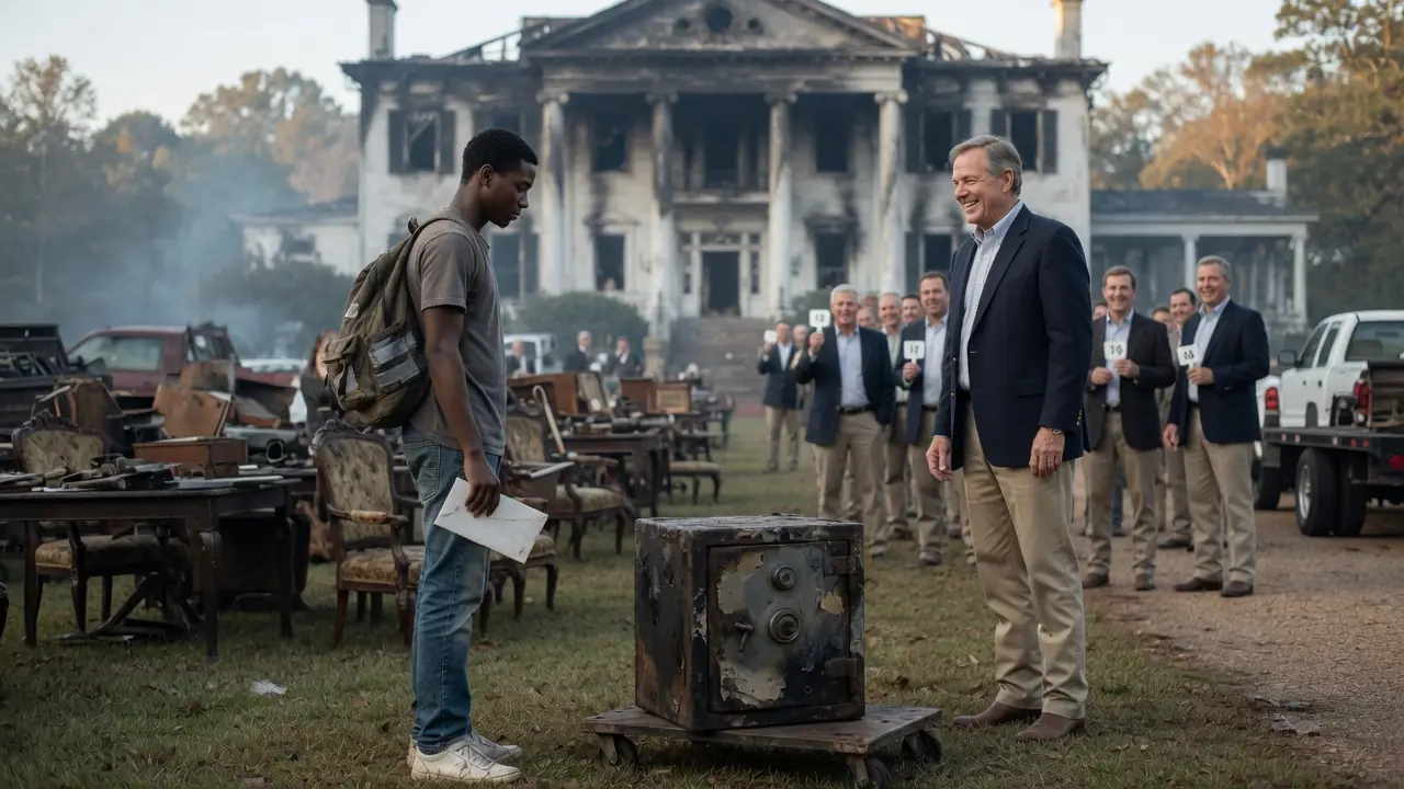Everyone Thought a Black Student Wasted $85 on a Burned Safe — Until They Saw What Was Inside