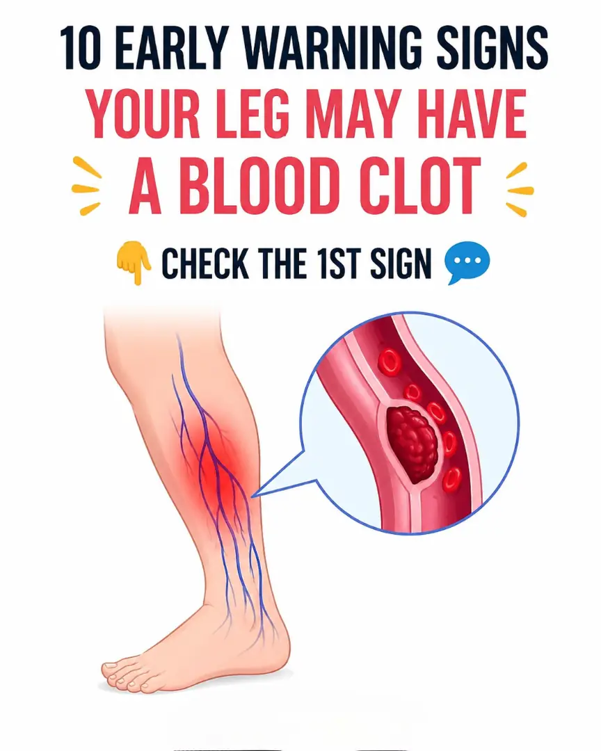 Top 10 signs of a BLOOD CLOT in your leg (prevent Deep Vein Thrombosis)