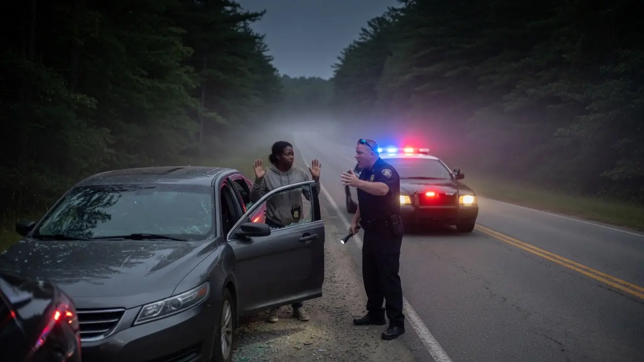 Cop Smashed a Black Woman's Car Window and Called Her Badge Fake