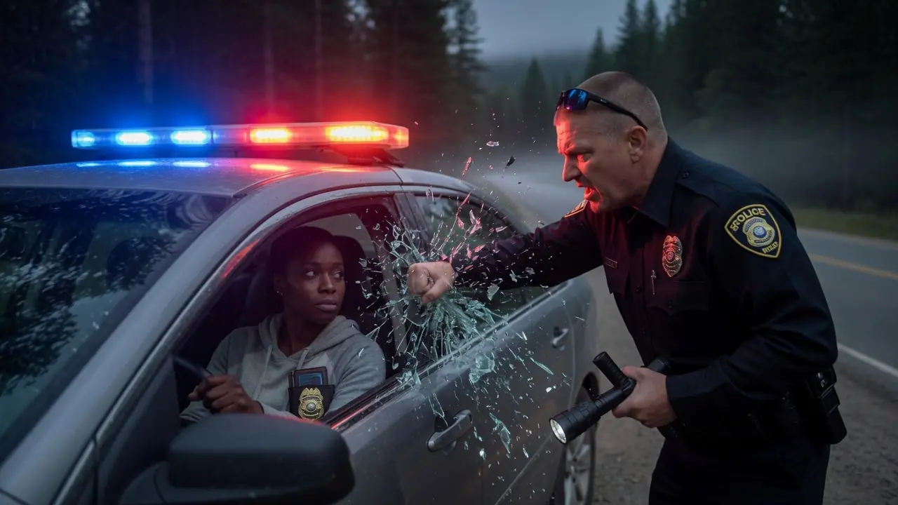 A Cop Shattered a Black Woman's Car Window—Then Laughed at the Badge She Tried to Show Him