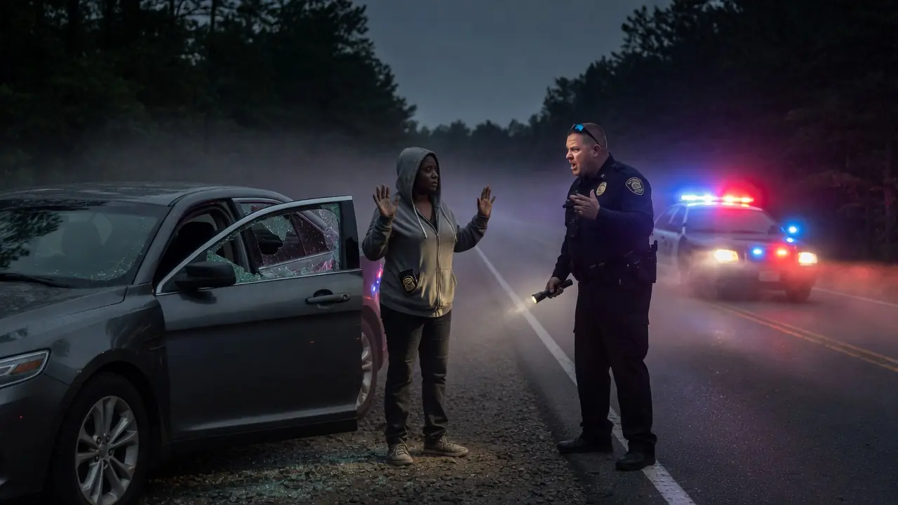 A Cop Broke a Black Woman's Car Window and Kicked Her Badge Into the Dirt—Then Backup Arrived