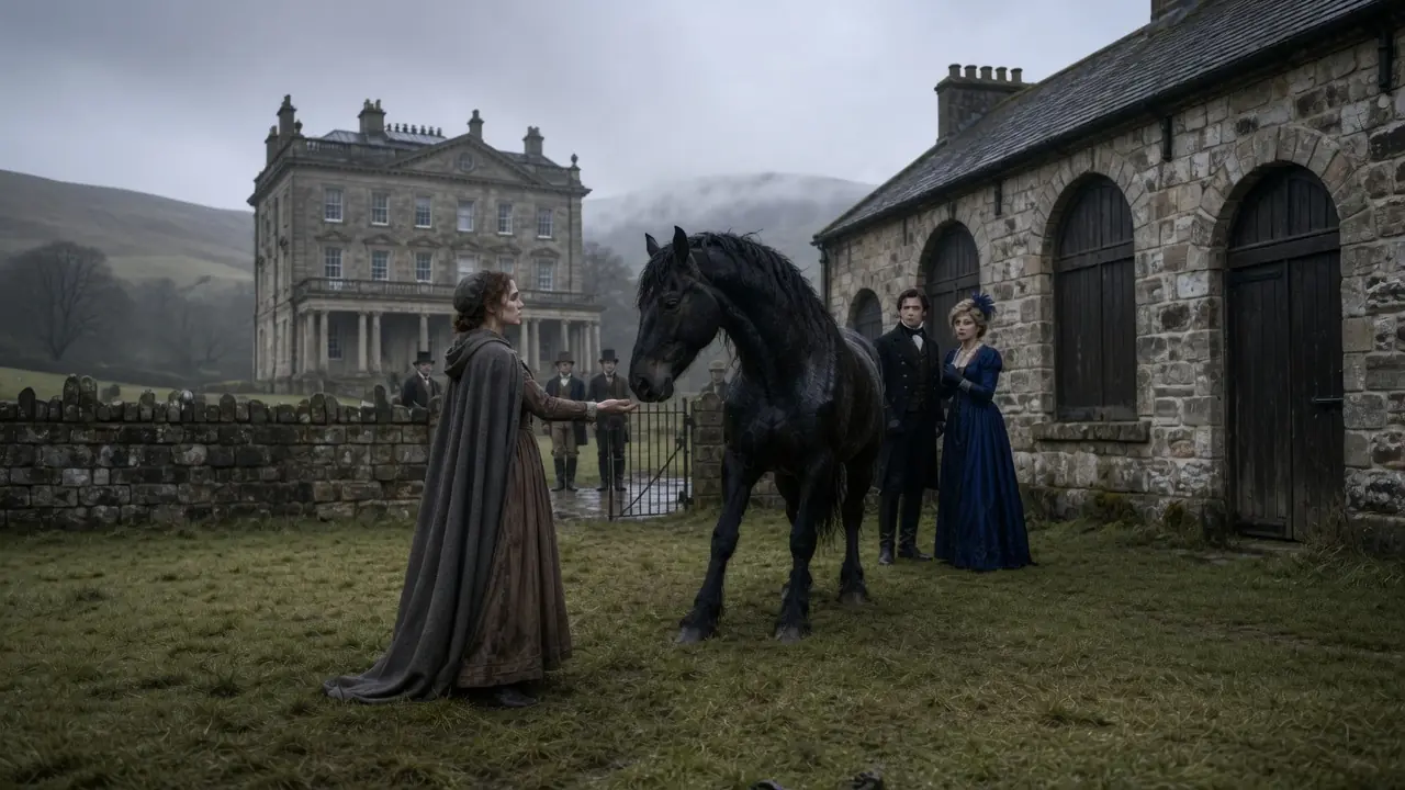 No One Could Tame the Duke's Black Stallion — It Bowed Its Head to the Girl They All Dismissed