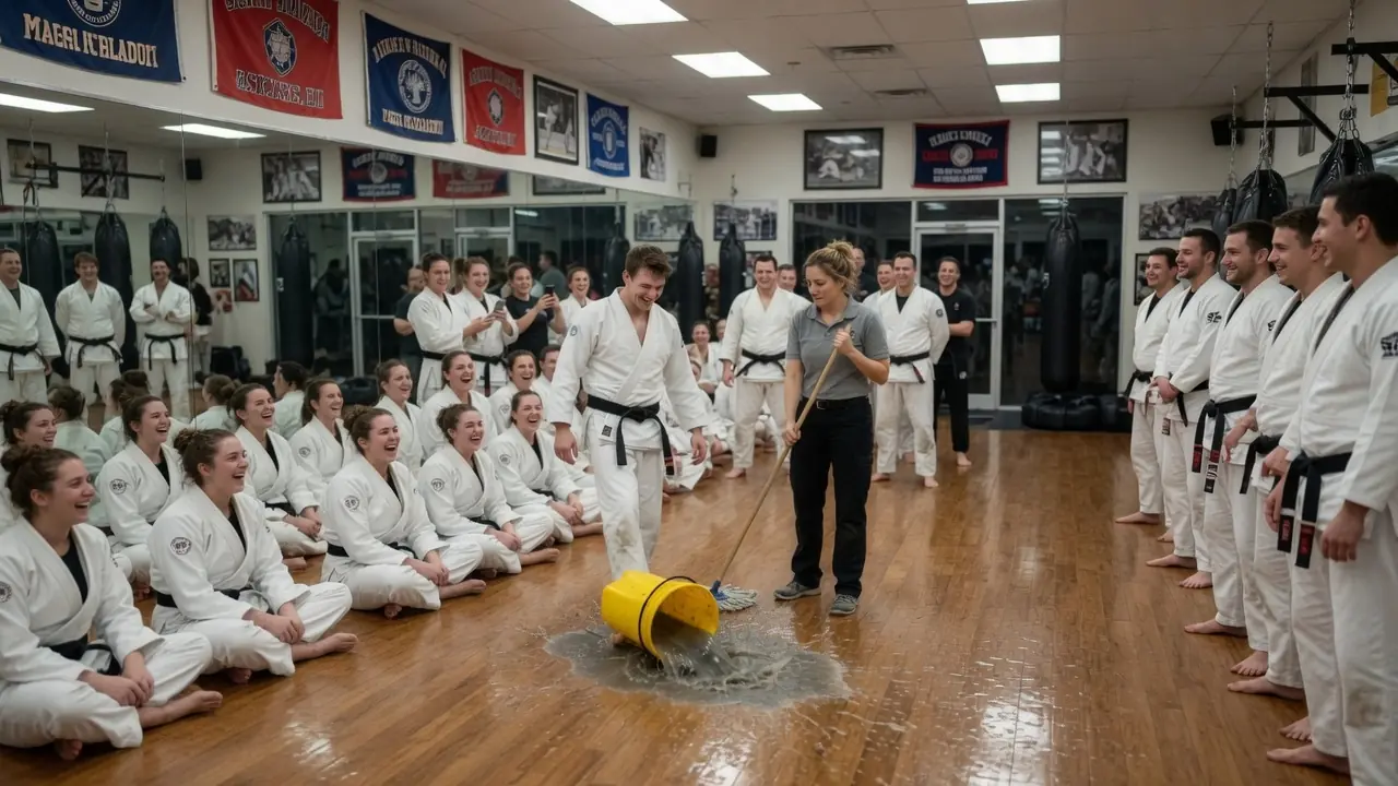 A Cocky Black Belt Called the Dojo Janitor a Thief—Then the Master Opened the Door