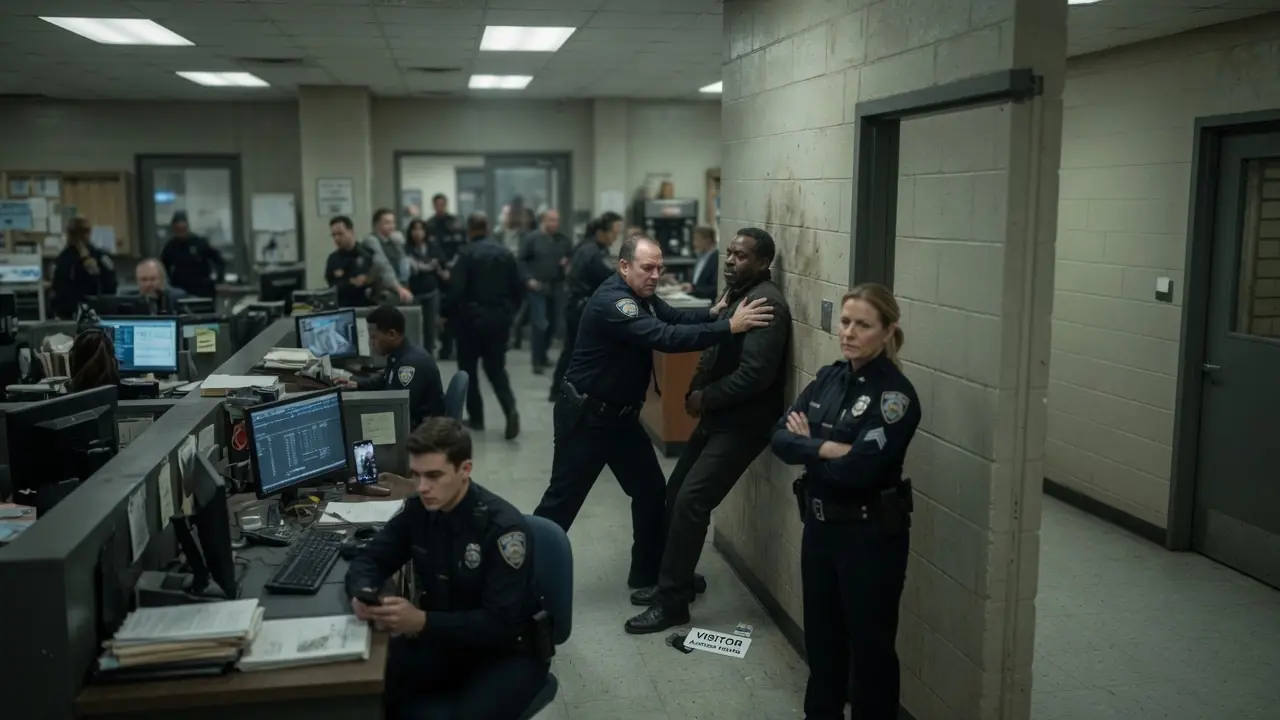 The Officer Shoved A Quiet Man In The Station Lobby — Then A Rookie Started Recording