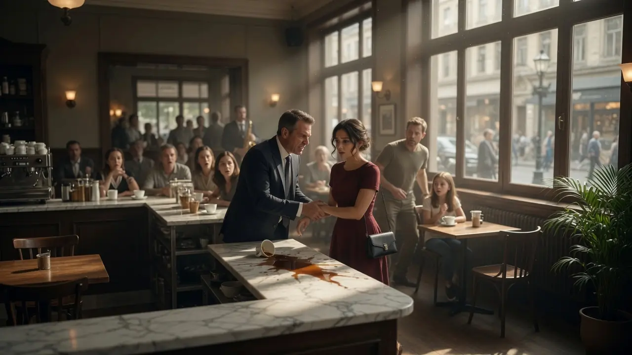 He Harassed A Woman In A Crowded Café — Then A Quiet Dad Stood Up