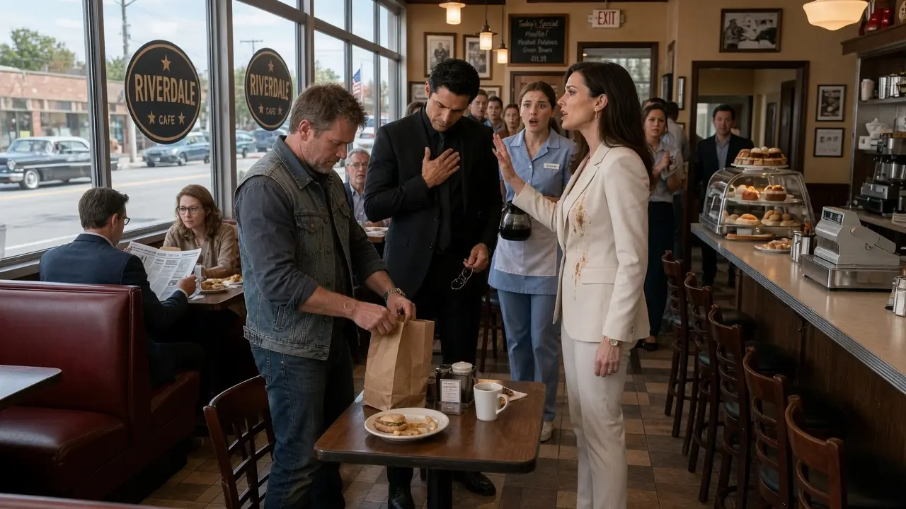 A CEO Slap-ped a Biker Single Dad in a Café — Then Her Bodyguard Recognized His Scar