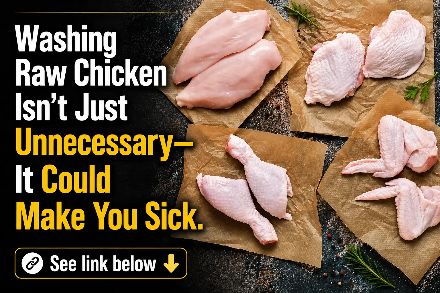 You Really Shouldn't Wash Raw Chicken Before Cooking It—Here's Why, According to Experts