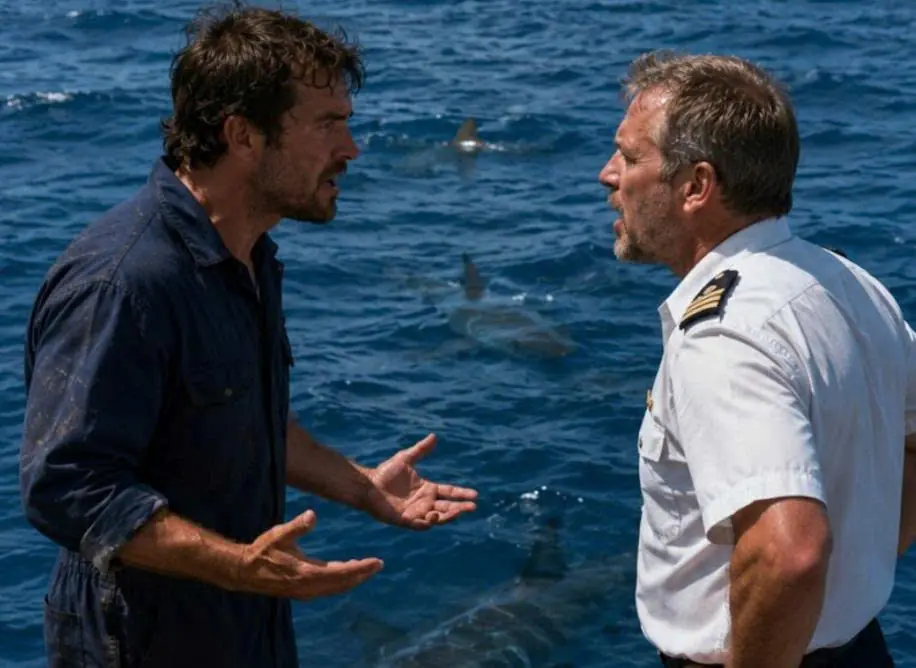 The captain of the ship became furious with a worker because he was reading the Holy Book on board, and then he pushed him into the ocean full of sharks. But the captain could never have imagined how this cruel act would end for him