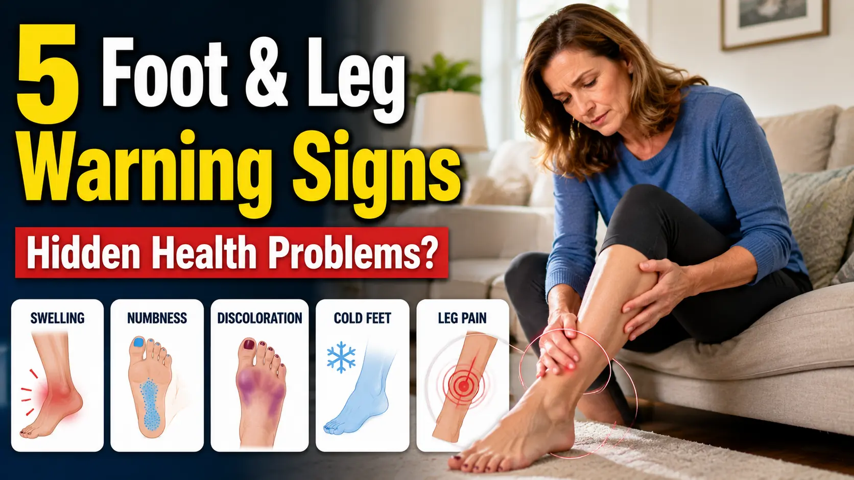 5 Foot and Leg Signs That Could Warn You About Hidden Health Problems