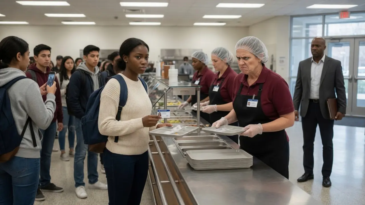 Black CEO Walks Into His Daughter's School CafeteriaThe First Thing He Hears Make Him Stop Mid S