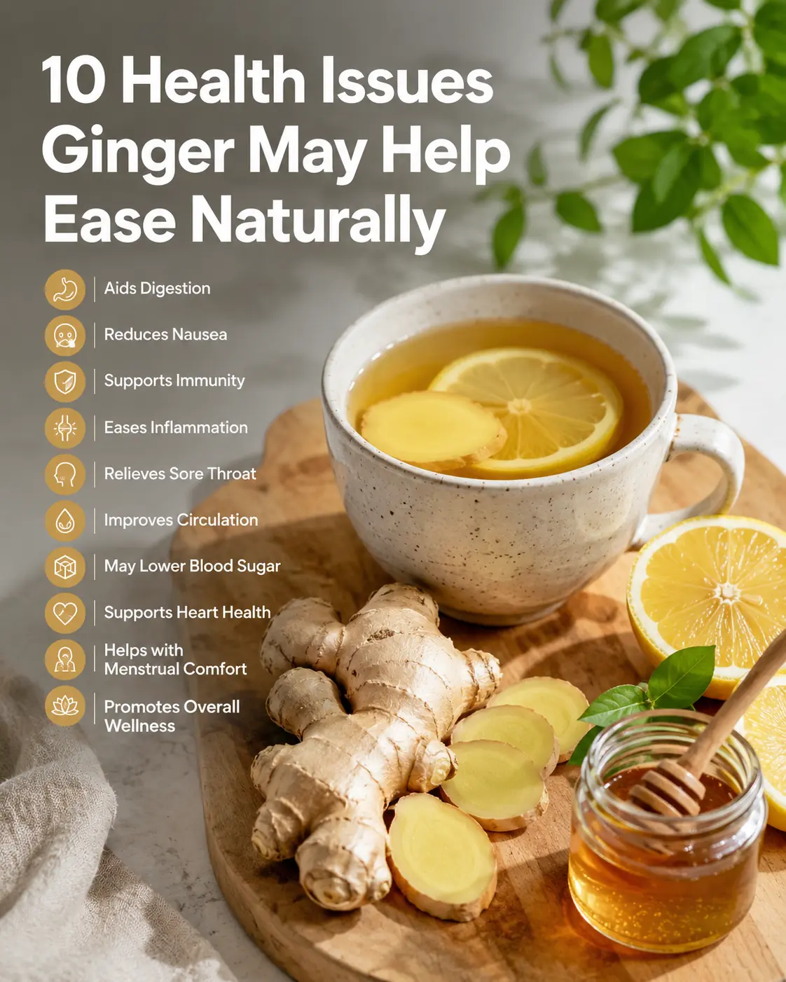 10 Conditions Ginger Can Help Manage Naturally