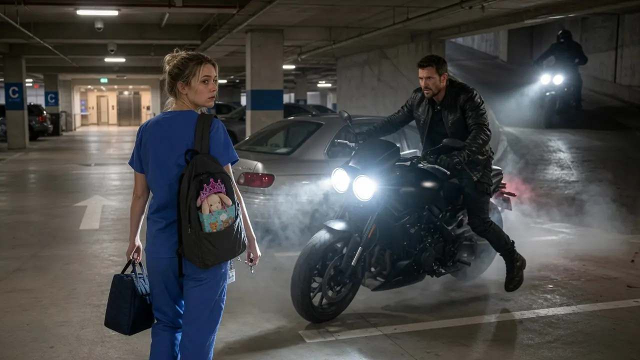 Bikers Cornered a Nurse in the Hospital Garage — Then the Surgeon on the Security Feed Cut the Power