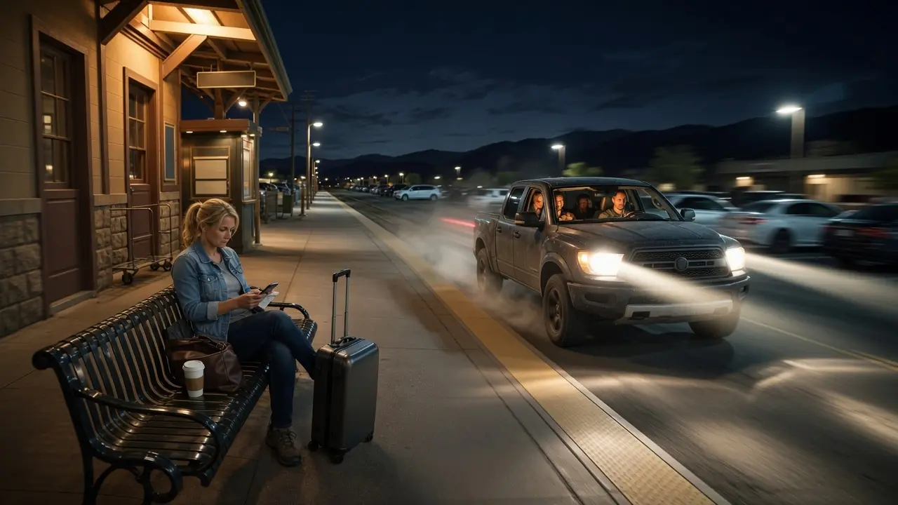 She Missed the Last Train Home — A Hells Angels Biker Stopped