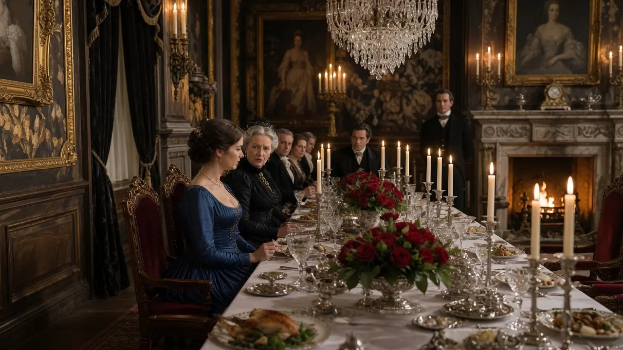 His Aunt Called Her Common at Dinner — The Duke Set Down His Glass and Said One Word