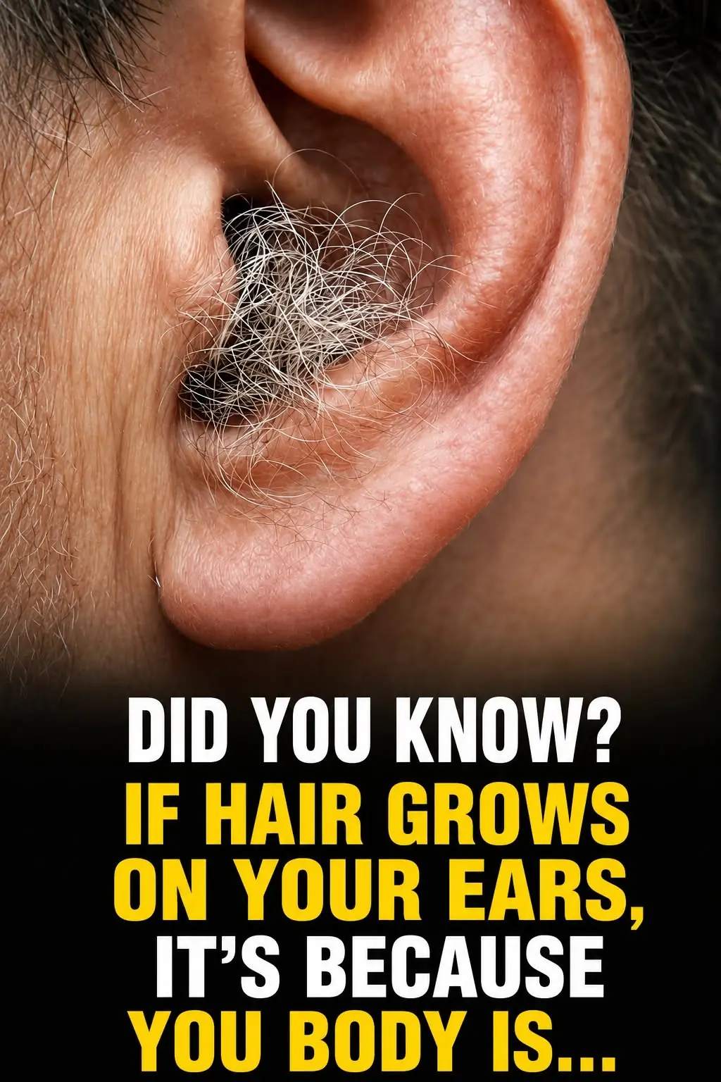 Ear Hair and Your Health: What Doctors Really Say About This Overlooked Body Sign
