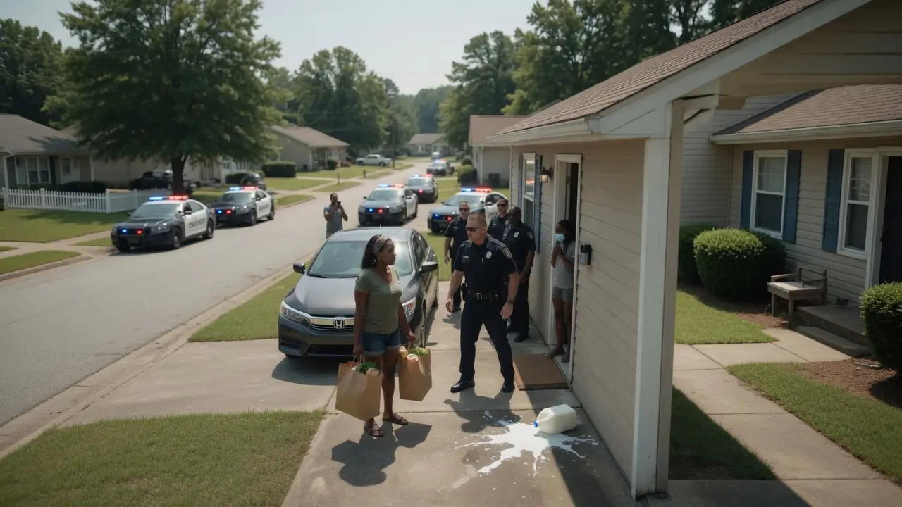 Four Cops Took Down A Woman In Her Own Driveway — Then The Doorbell Camera Blinked