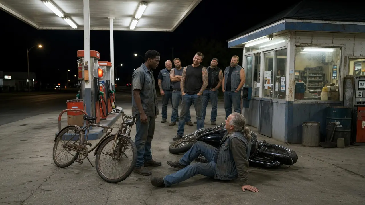 Black Boy Saves a Biker From 5 Attackers in Seconds — Next Day, 300 Bikers Rolled Into His Town