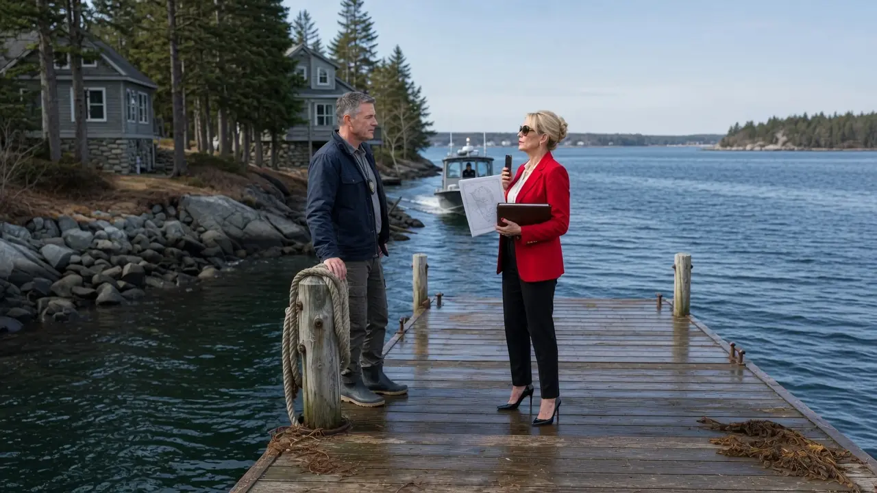 HOA Karen Called the Sheriff Over My Private Island Dock — He Recognized My Badge Before I Even Spoke