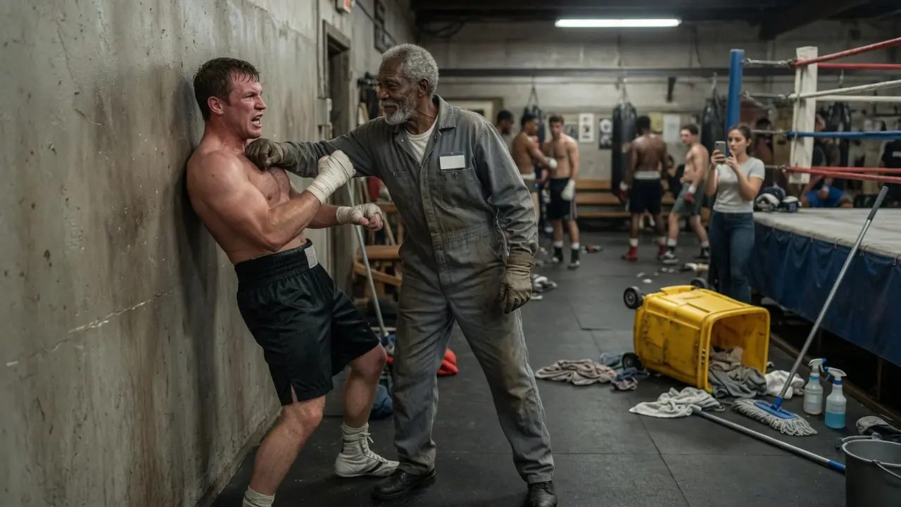 A Young Boxer Humiliated an Elderly Janitor — Then Dared Him to Avoid One Punch