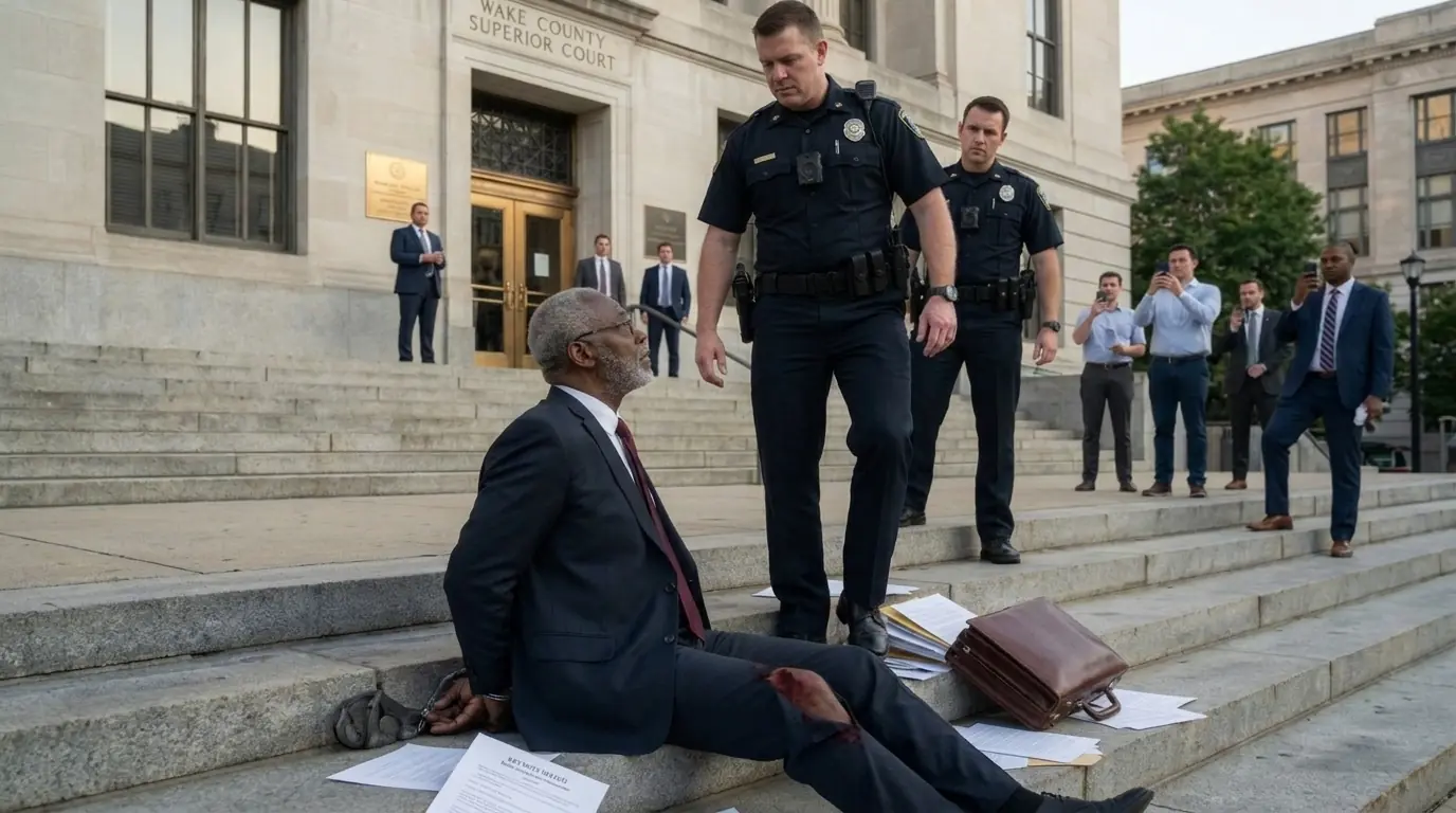 Cop Cuffed Elderly Black Man for "Loitering" Outside Courthouse—Not Know He's a Former Chief Justice