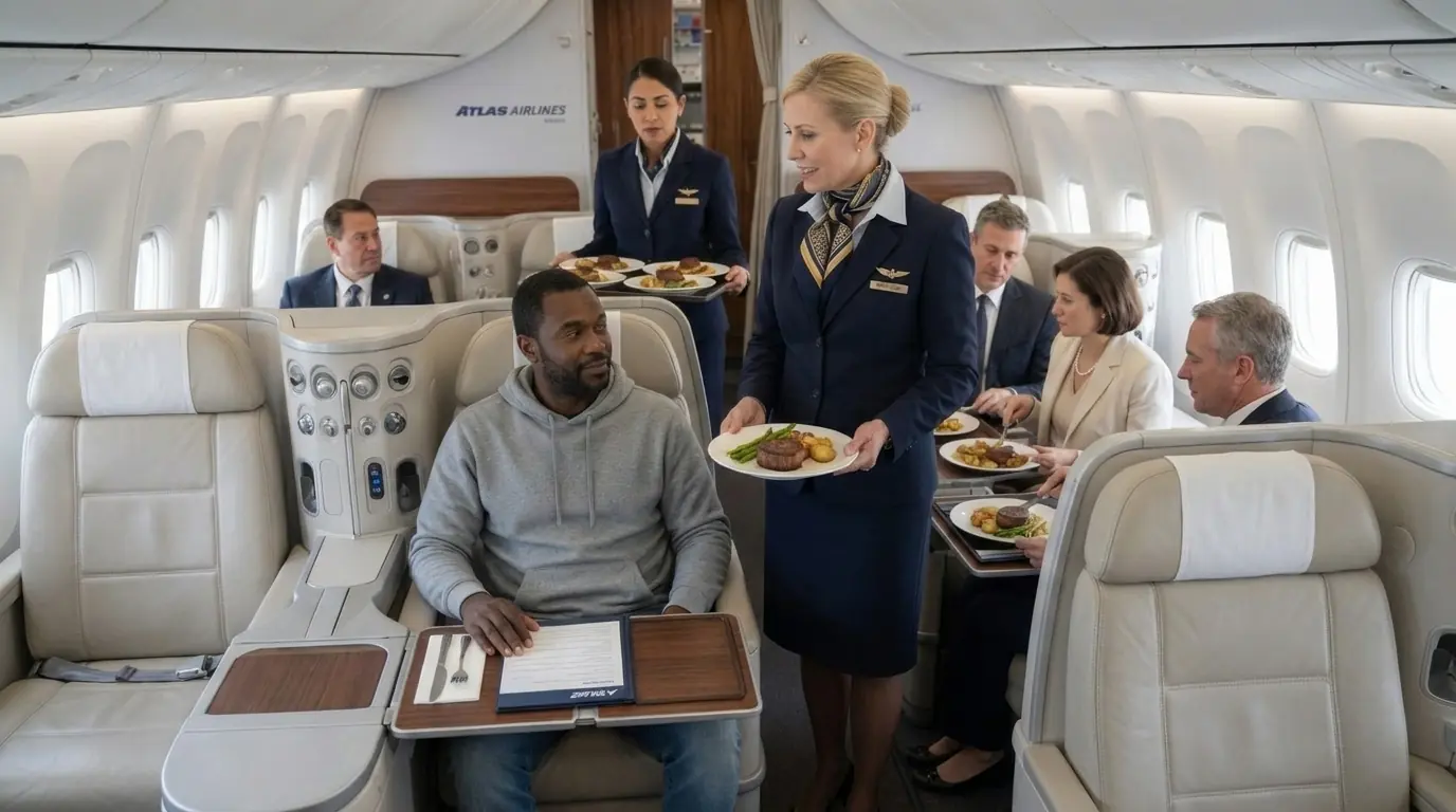 Black CEO Denied First Class Meal — Then FIRES Whole Crew in Front of Everyone!