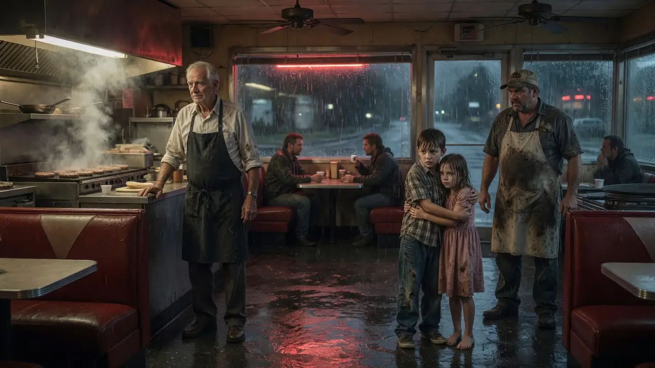 A Diner Owner Threw Two Homeless Kids Into the Rain — Twenty Years Later, a Helicopter Landed Outside