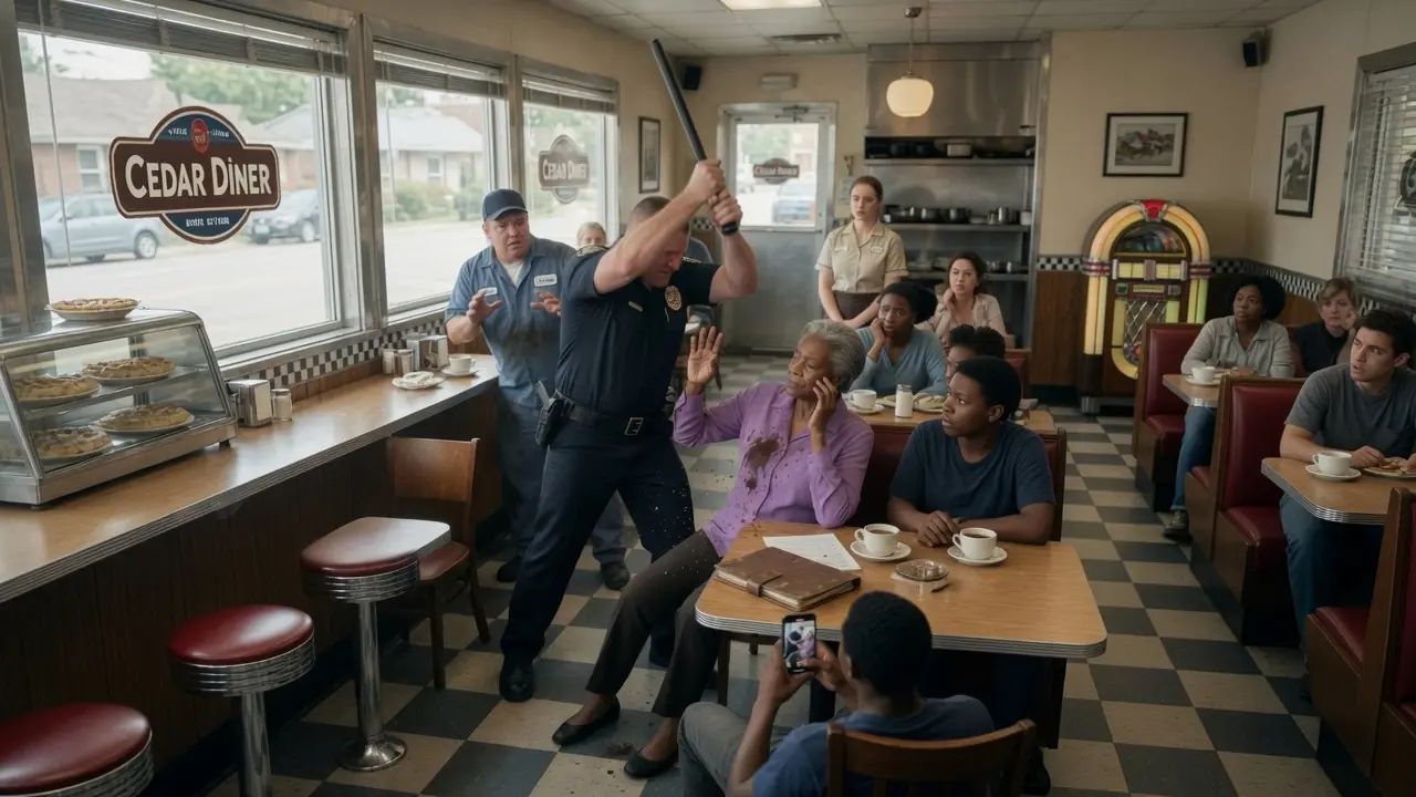 Cop Drags An Elderly Woman Out Of A Diner — Not Knowing She Is A DOJ Director