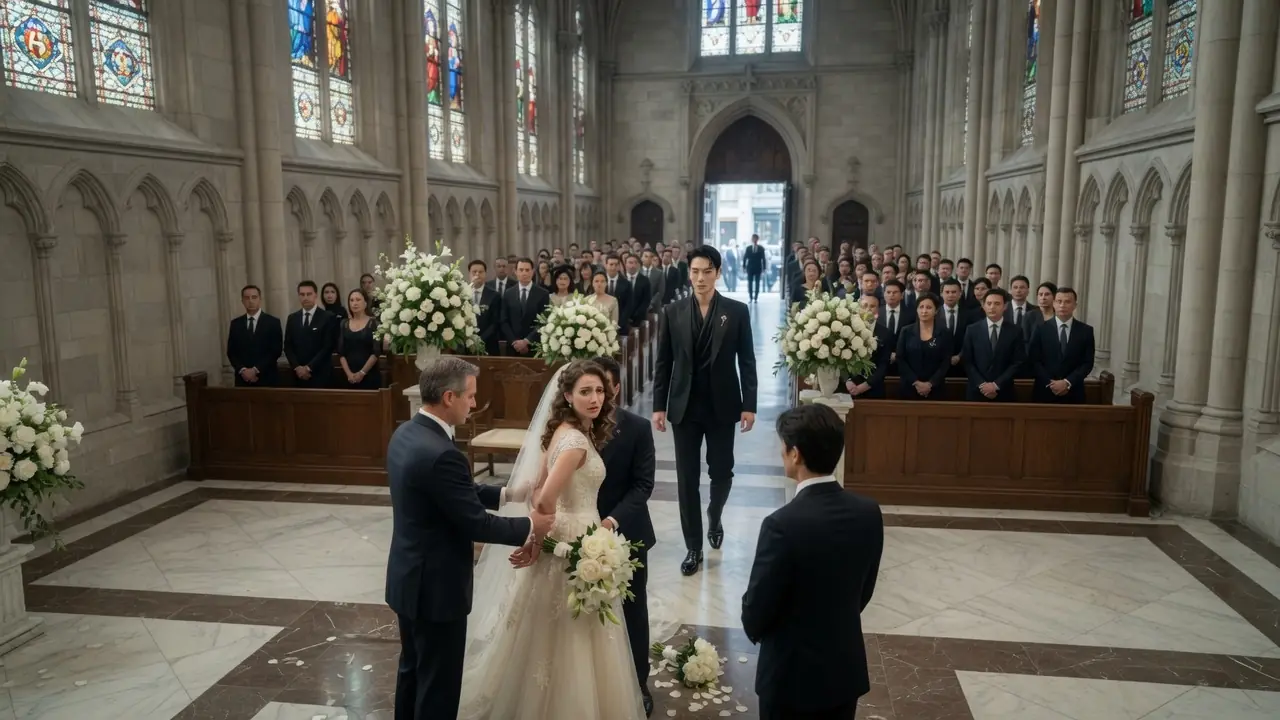 The Groom Abandoned Her at the Altar — So the Korean Mafia Boss Stepped Forward: “Then She’s Mine.”