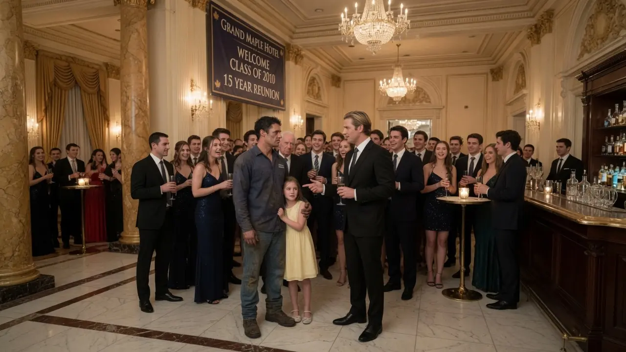 They Invited the “Poor Single Dad” to the 15 Year Reunion to Mock Him — But He Returned as a CEO