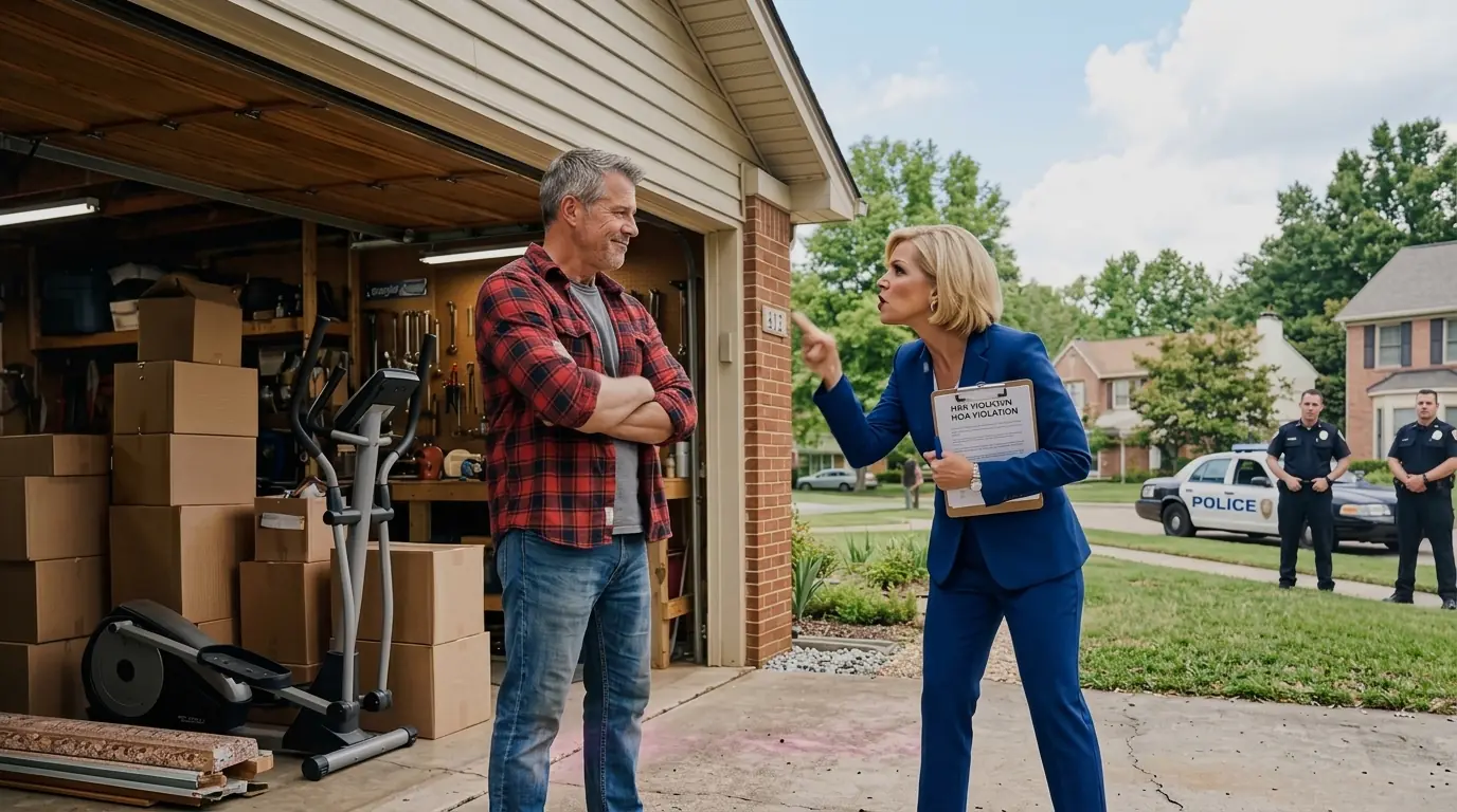 HOA Karen Stored Her Junk in My Garage — I Posted “Free Pickup” and It Was Gone Overnight