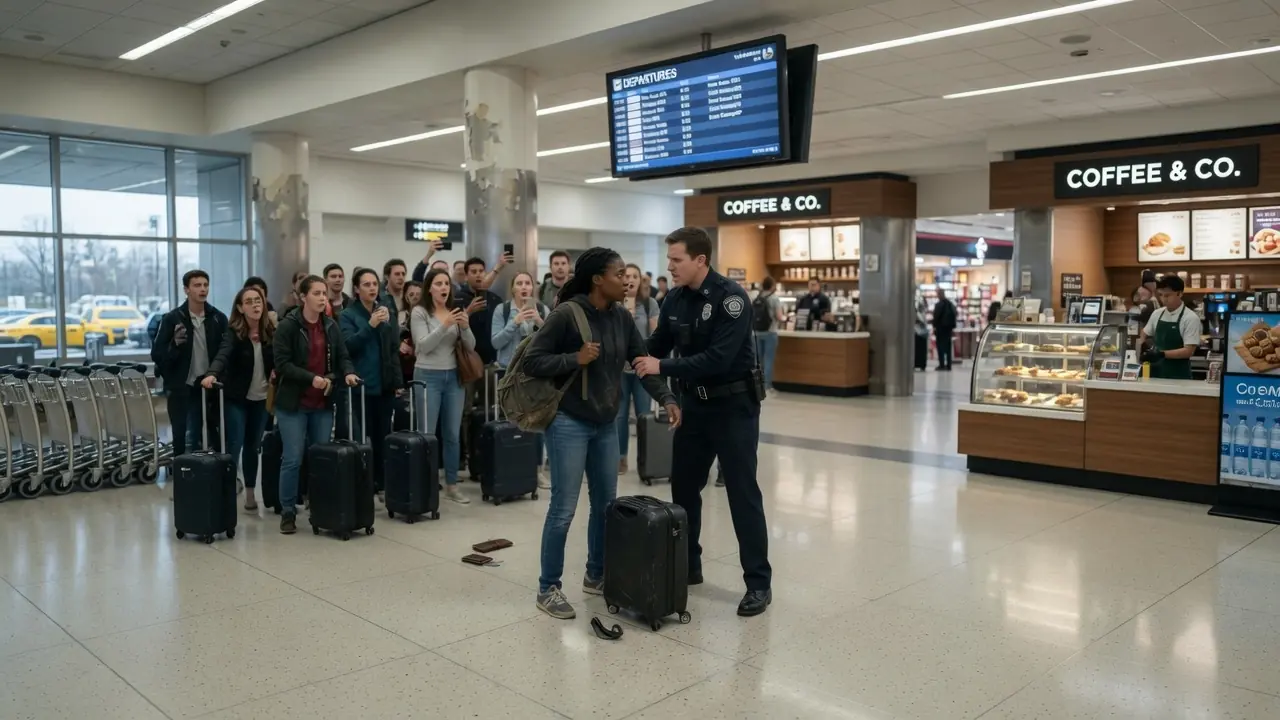 The Officer Kicked Her Down In The Airport — Then Her Calm Scared Everyone
