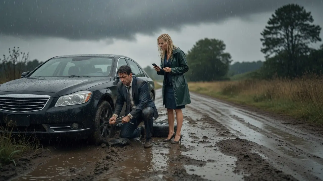 A Man Stopped in the Rain to Help a Woman in Need — Days Later, She Changed His Daughter's Future