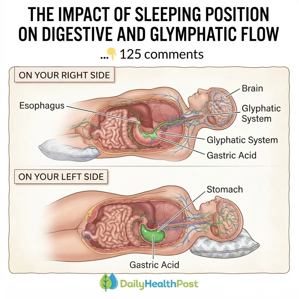 This is what sleeping on your left side can do for your brain, stomach and lymphatic system