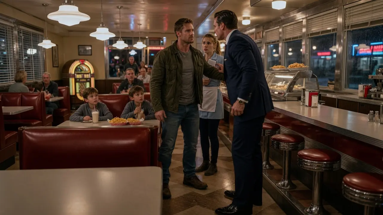 Single Dad Veteran Confronts Rich Man Harassing a Waitress — She’s a Billionaire’s Daughter