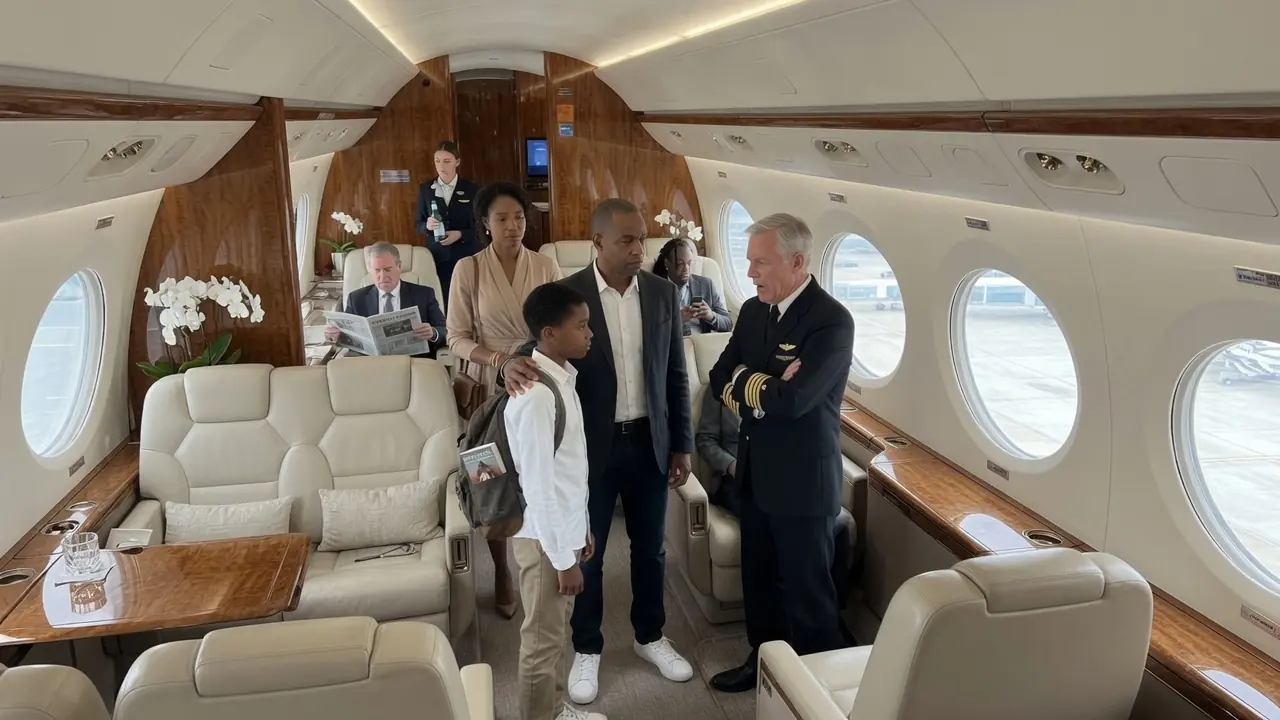 Racist Pilot Kicks Black Family Off His Jet — Froze When He Learned They Own the Airline