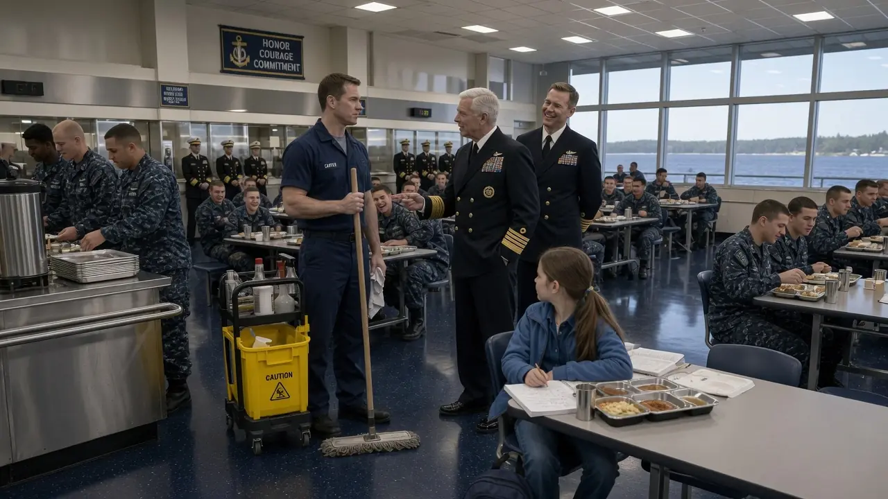 SEAL Admiral Asked a Single Dad Janitor His Call Sign as a Joke – Until "Lone Eagle" Made Him Freeze